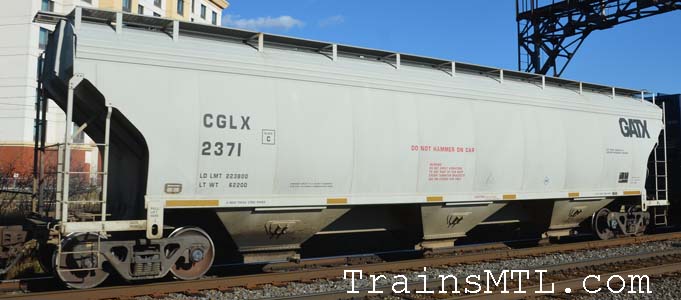 Car/wagon CGLX2371 left side / coté gauche
